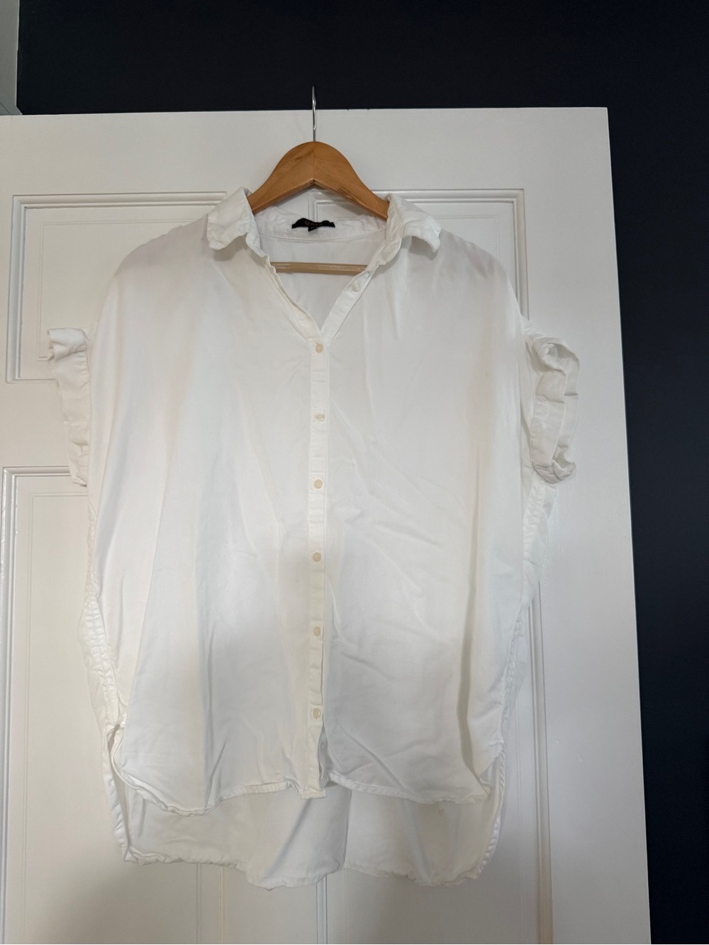 Quince White Women's Camp Shirt - Classic Collar
